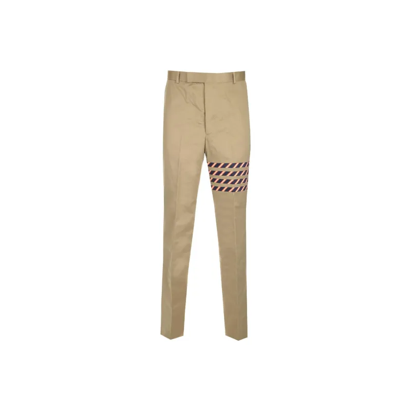 THOM BROWNE Seamed 4 Bar Unconstructed Chino Trouser-0