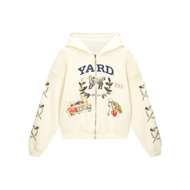 RESERFF x YARD Sweatshirt Unisex Ecru-0