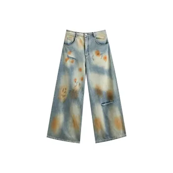 JHYQ Jeans Unisex Blue