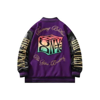 SZSX Baseball Jacket Unisex Purple