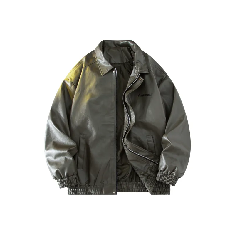 Kawasaki Leather Jackets Unisex-12