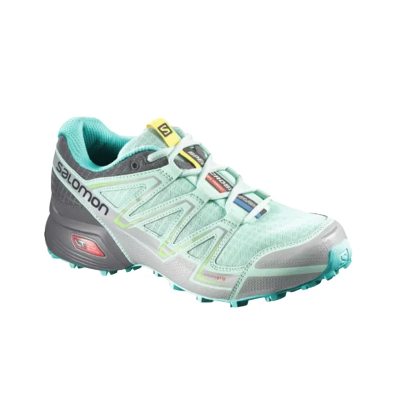 SALOMON Speedcross Vario Anti Slip Wear Resistant Low Top Trail Running Shoes Women's Blue-1