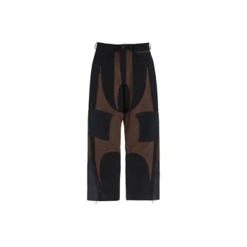 Mugler Panelled design Cargo Pants
