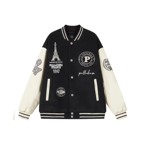 Palladium Baseball Jacket Men's Lead Black