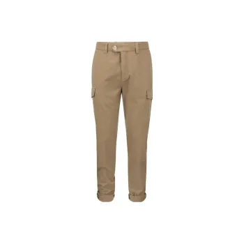 Brunello Cucinelli FW22 Casual Pants Men's Coffee