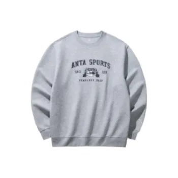 Anta Life Collection Sweatshirt Men's CD28 Gray Heather Gray