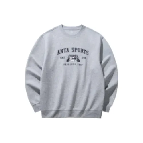 Anta Life Collection Sweatshirt Men's CD28 Gray Heather Gray