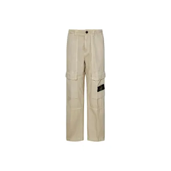 STONE ISLAND Logo Patch Cargo Pants