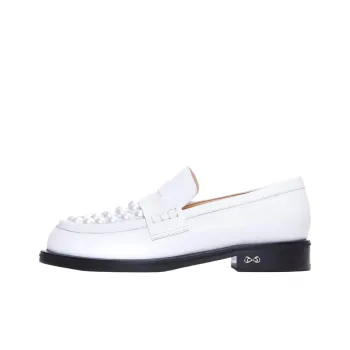 MACH & MACH Logo Plaque Sirene Loafers Women's