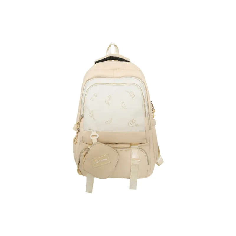 OSOCE Nylon Backpack Regular Unisex Waxberry Red/Ecru/Black/Khaki/Green/Pink-1