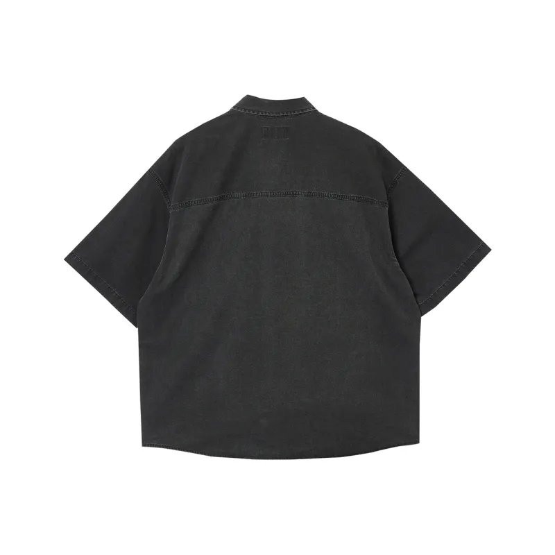 JACK JONES· Shirt Men's A16 Dark Gray Denim-1