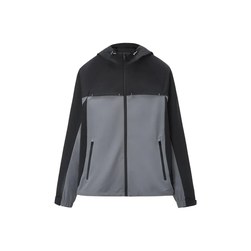 Adidas Jacket Unisex Black Gray Color-0