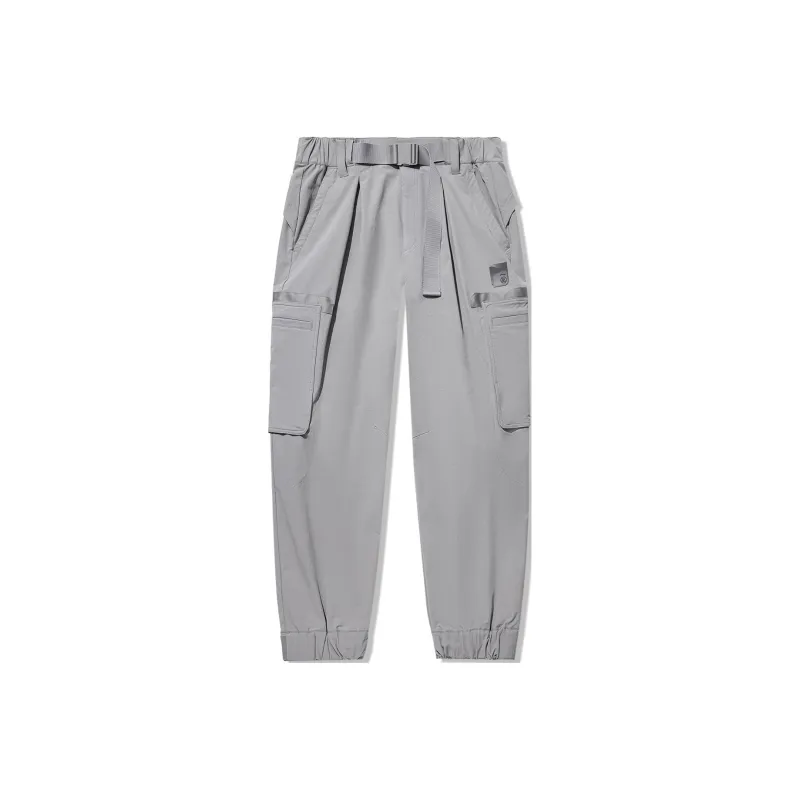 LiNing x CHENGLONG LIANMINGKUAN Casual Pants Men's Gray-0