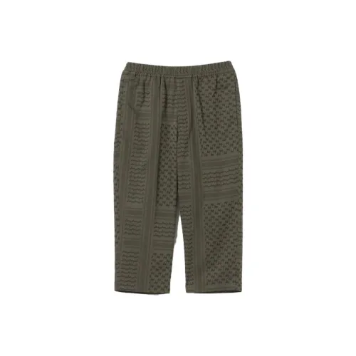 Beams Casual Pants Men Olive Green