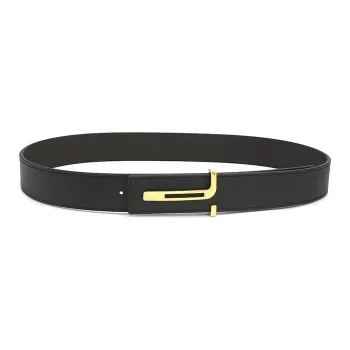 Yalu Preferred Cow Split Leather Belts Unisex Width 4cm