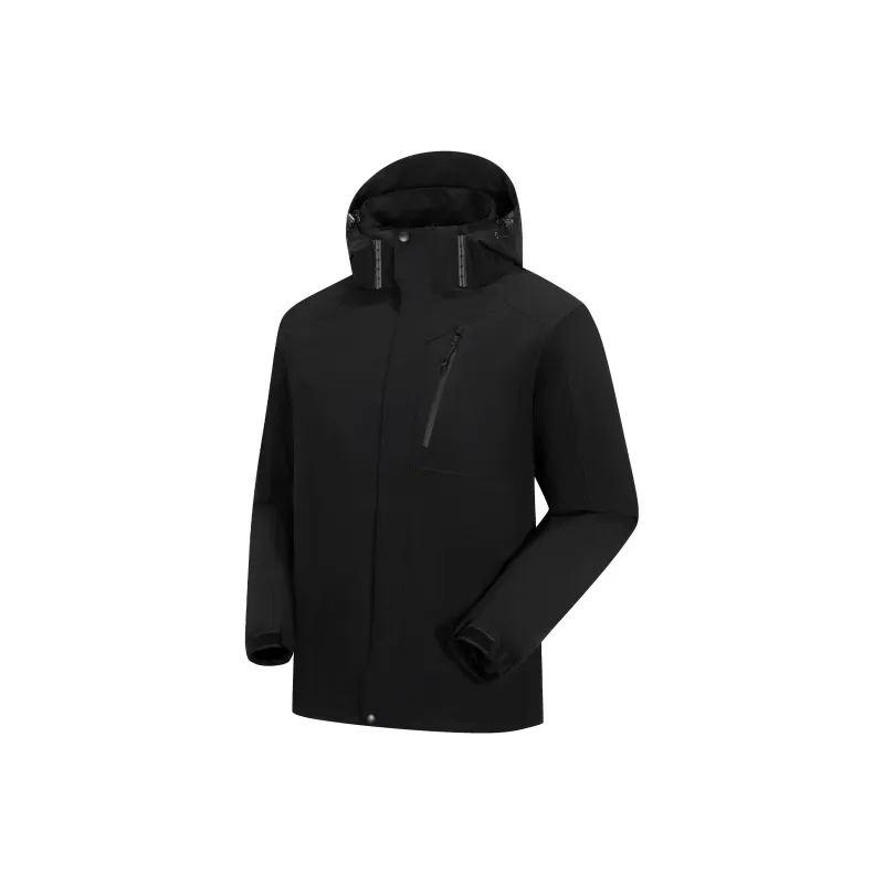 Yalu Diagonal Zipper Thermal, Abrasion Resistant, Breathable, Waterproof, Windproof Windbreaker Jacket Unisex-4