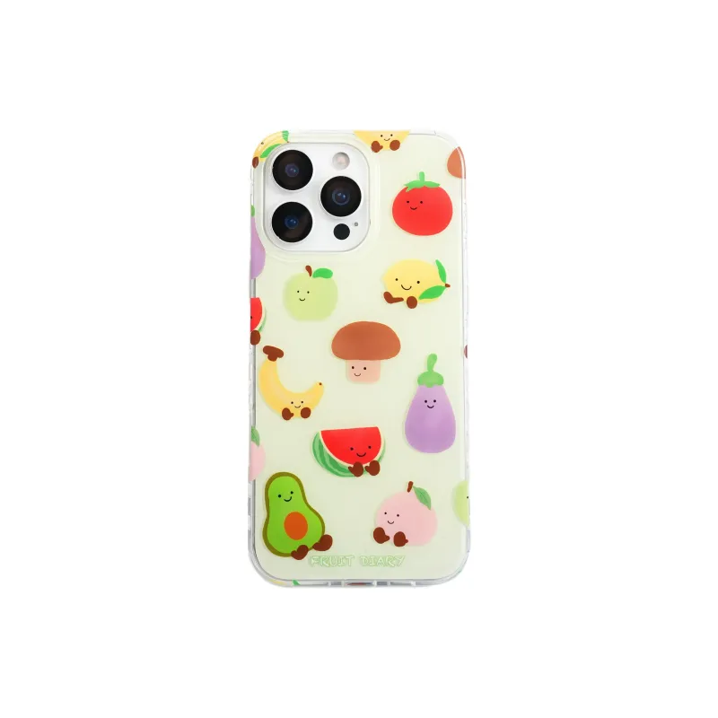 Wei Xin Acrylic Material Full Screen Fruit Jeycat Phone Cases Compatible With IPhone 16/15 Pro Max/Apple 13/14 Pro/Max-4