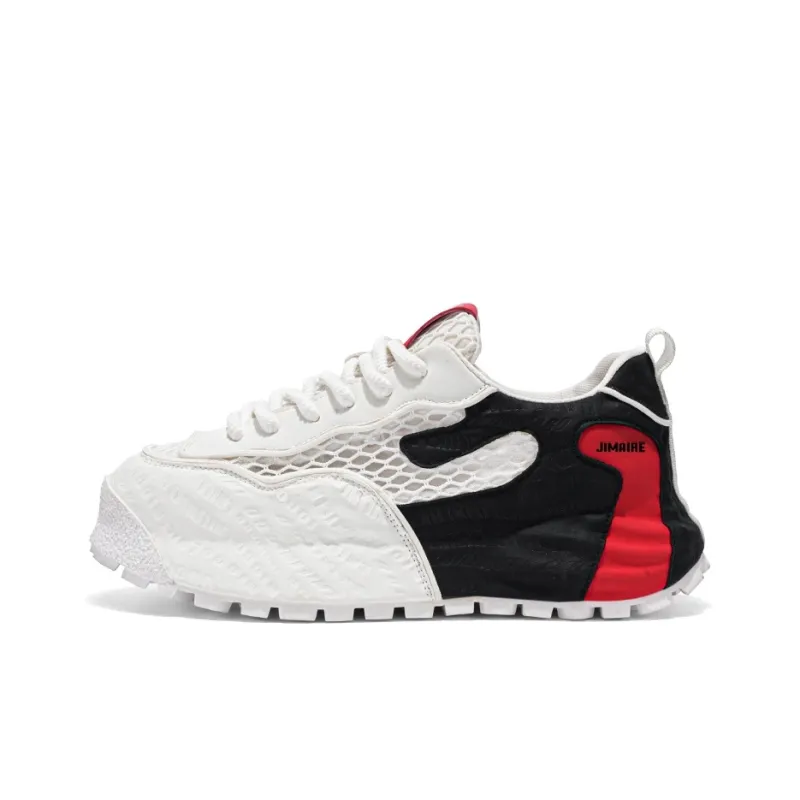 King Jinmai Slip Resistant, Abrasion Resistant, Breathable, Height Increasing Low Top Chunky Sneakers Men's-0