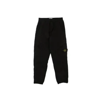 STONE ISLAND Compass badge Crinkled Track Pants