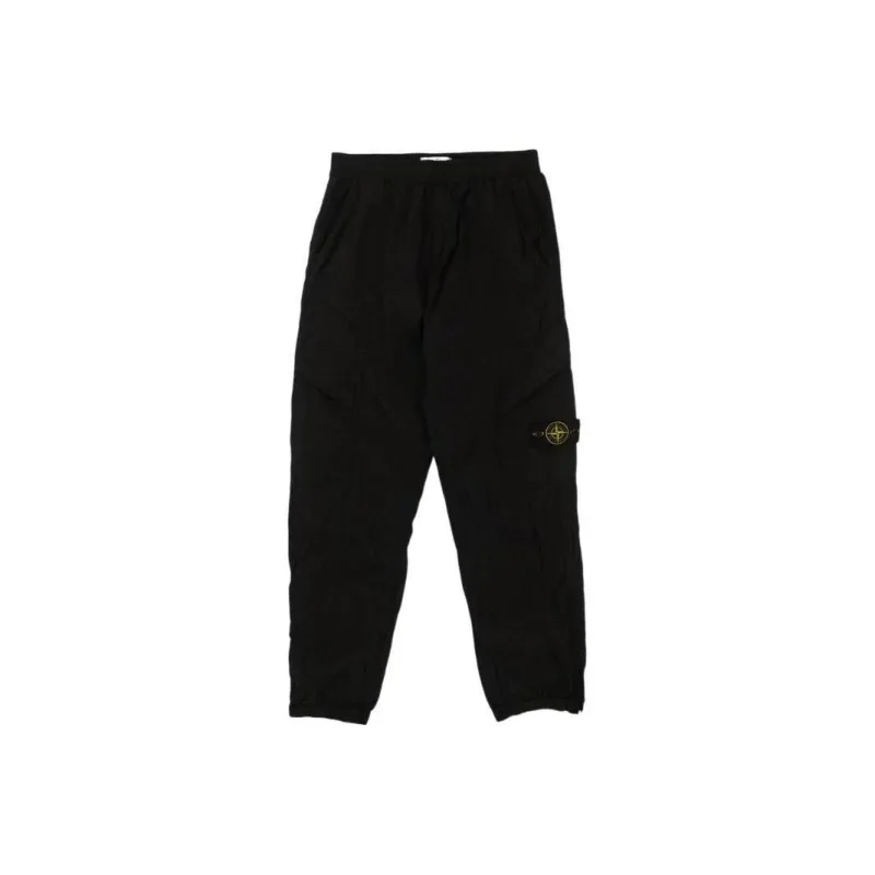STONE ISLAND Compass badge Crinkled Track Pants-0