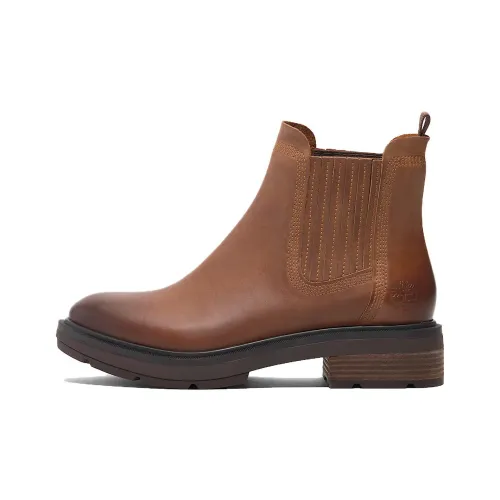 Timberland Short Chelsea Boots Women's Brown