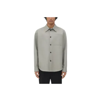 Bottega Veneta FW24 Leather Jacket Men's Seal Color