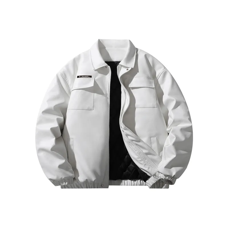 Qnxeey Leather Jackets Unisex-24