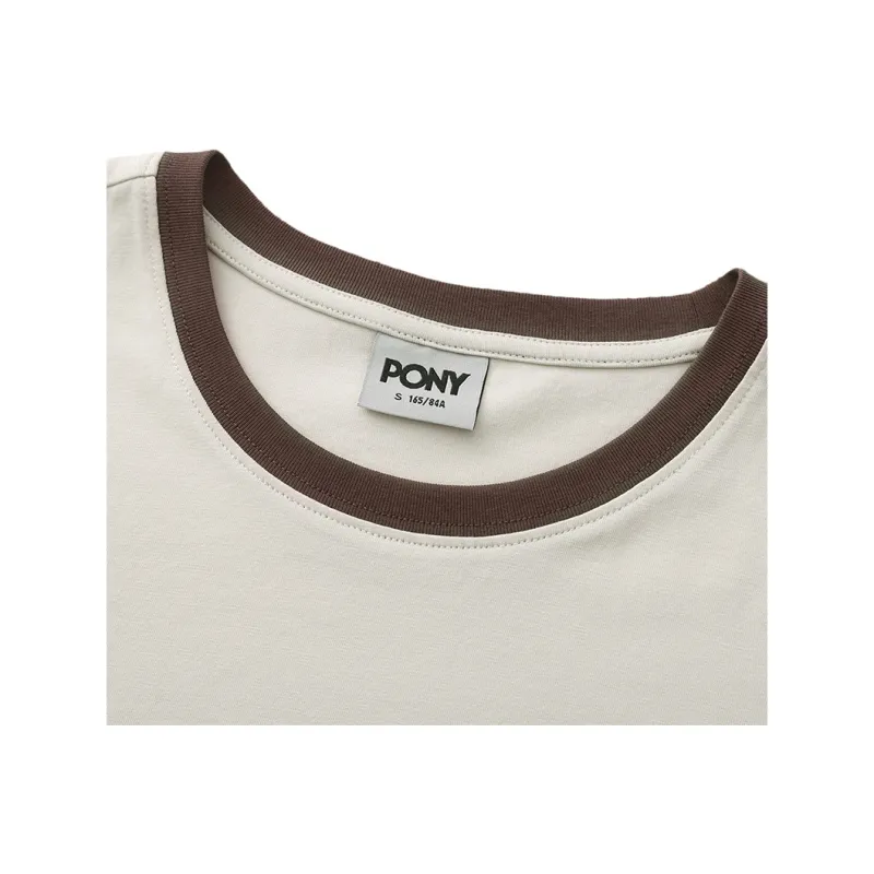 Pony T Shirts Unisex Tea Brown-5