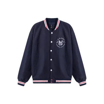 Pnj Baseball Jacket Unisex Denim Blue