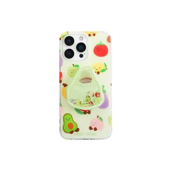 Wei Xin Acrylic Material Full Screen Fruit Jeycat Phone Cases Compatible With IPhone 16/15 Pro Max/Apple 13/14 Pro/Max