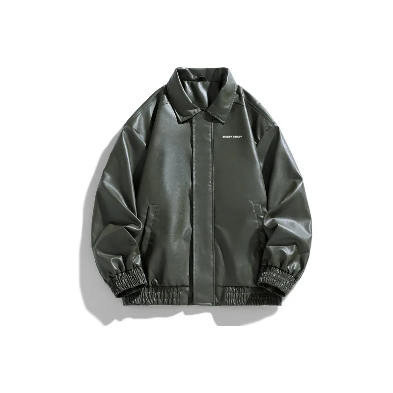 BOBBY ABLEY Leather Jacket Unisex-21