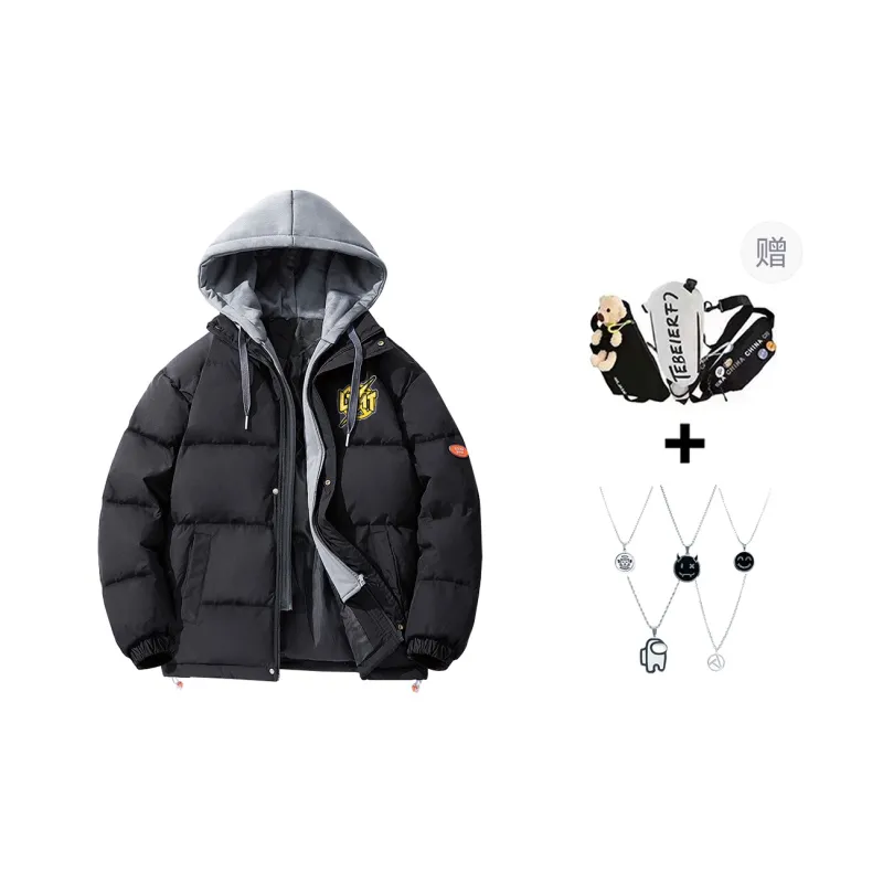 LIGHTNING MONSTER Puffer Jacket Unisex Comes With Crossbody Bag Necklace-5