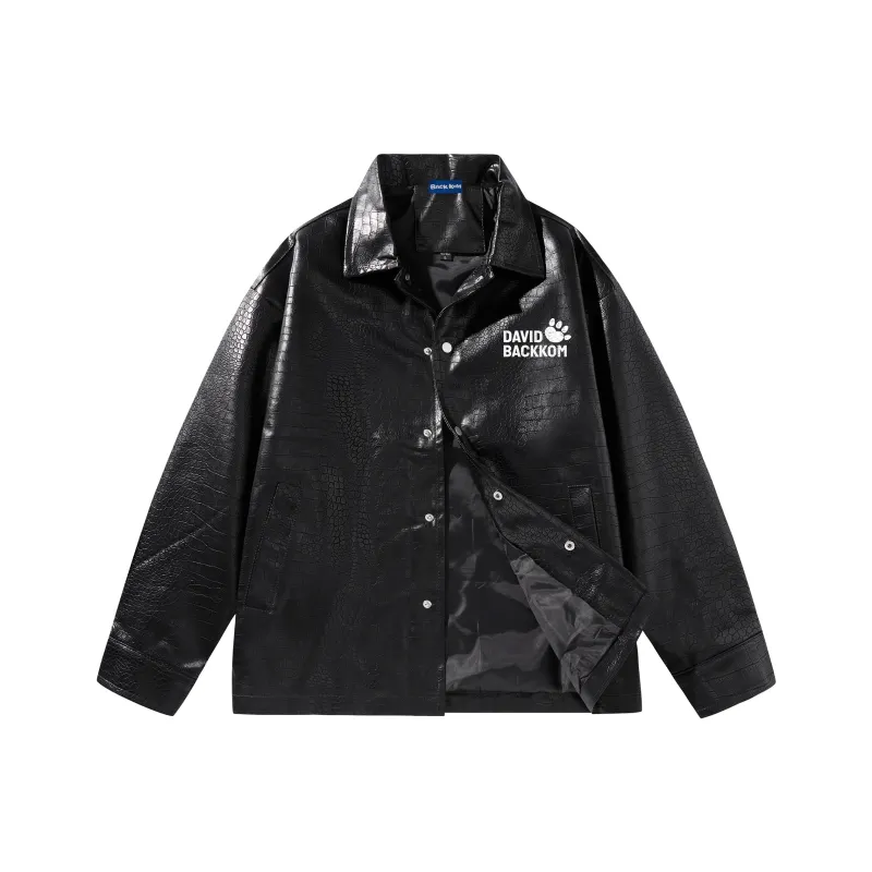 David Bakken Leather Jacket Unisex-0