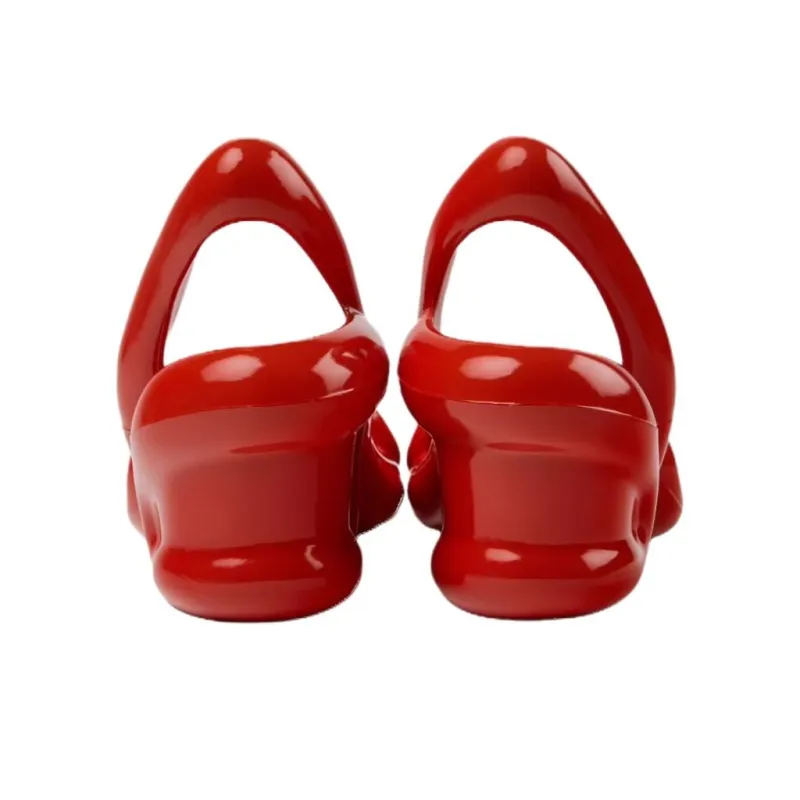 CAMPER Kobarah One Strap Sandals 7.6cm Women's Red-3