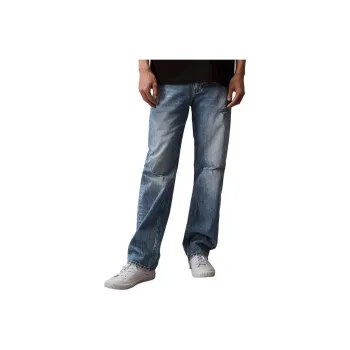 CALVIN KLEIN SS24 Series Jeans Men's Denim Light Blue