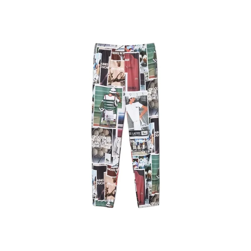 LACOSTE Photograph print Straight leg Track Pants-0