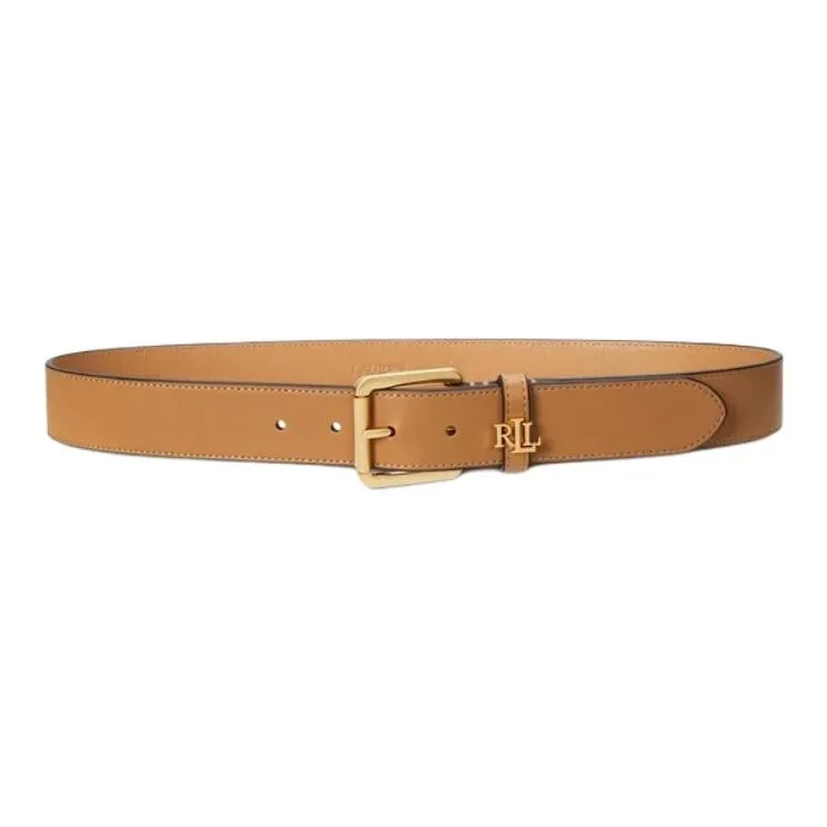 LAUREN RALPH LAUREN Genuine Leather Belts Women's Brown Width 3.5CM-0