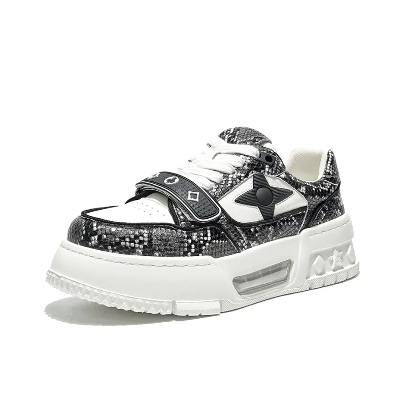 MOERBAI Lava Series Height Increasing Low Top Casual Shoes Men's-14