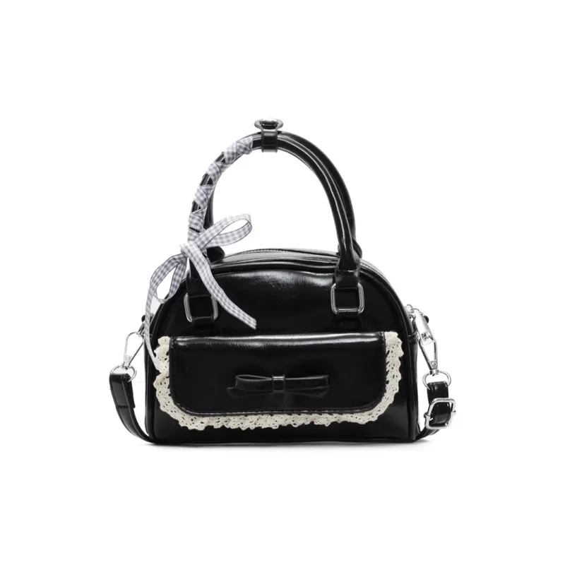 Bywhich PU Bowling Bag, Shoulder Bag, Handbag Women's Multicolor-9