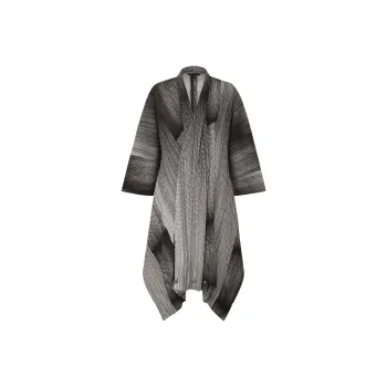 Homme Plissé Issey Miyake FW24 Trench Coat Men's Gray