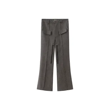 Umamiism Casual Pants Unisex Black Gray Color