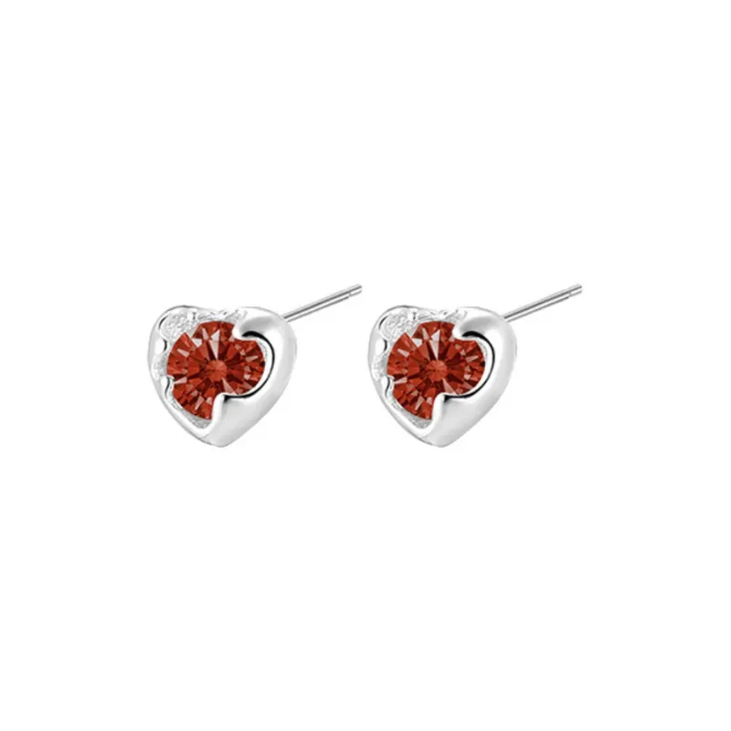 MACE MAVA Zircon With 925 Sterling Silver Pin Stud Earrings Unisex-9