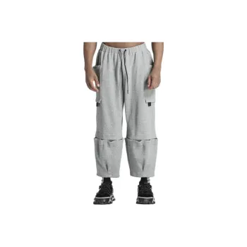 NORVINCY Breathable Elastic Waistband Solid Color Hip Hop Casual Pants Unisex