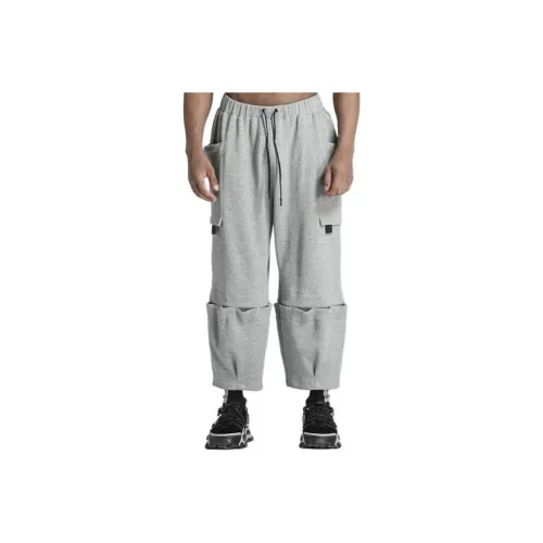 NORVINCY Breathable Elastic Waistband Solid Color Hip Hop Casual Pants Unisex