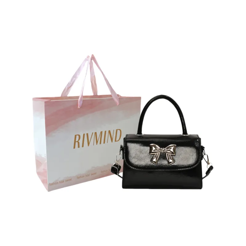 RIVMIND PU Handbag Regular Women's White/Silver/Black/Pink-7