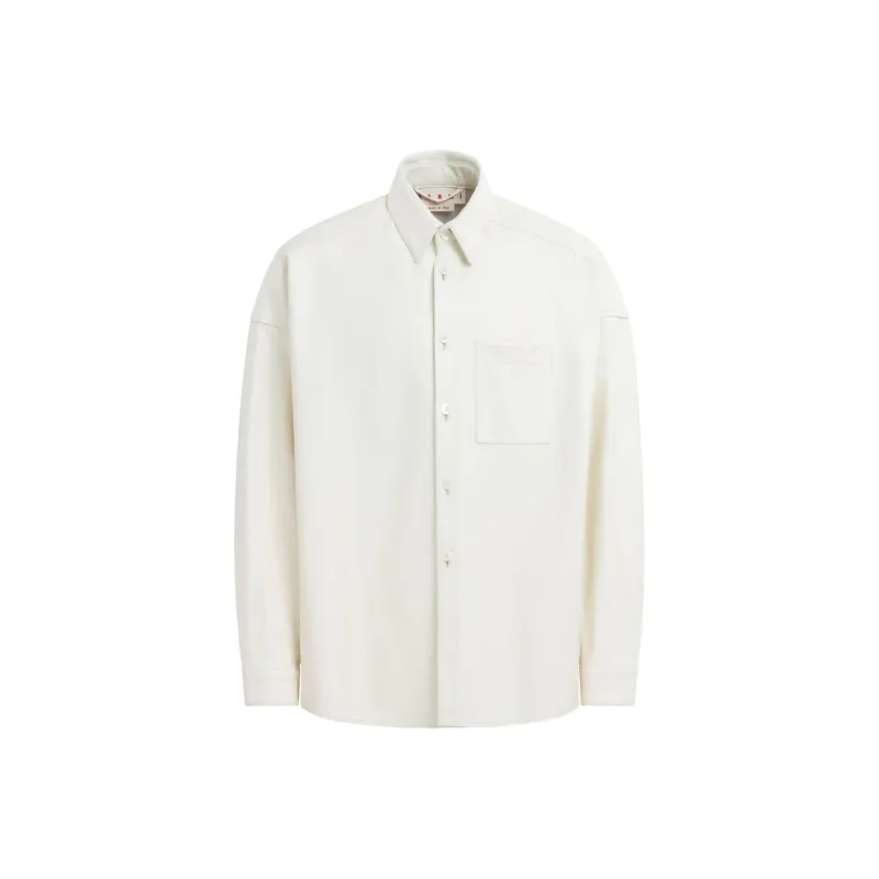 MARNI Long sleeve Leather Shirt-0