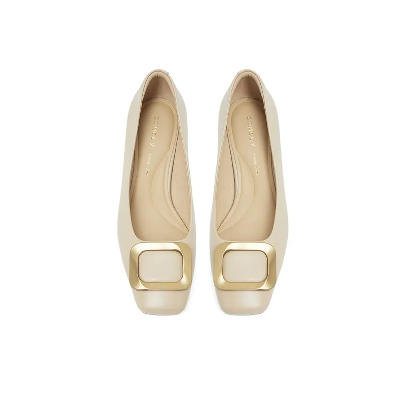 COMELY High Heels Women's Cream White, Creamy Apricot, Elegant Black-8