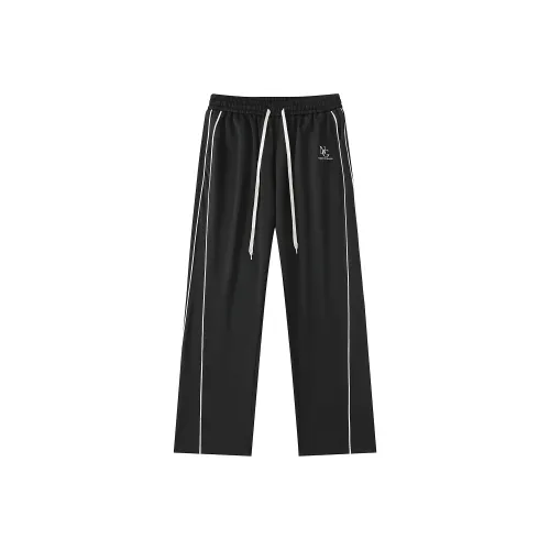 NOOING Casual Pants Unisex Black