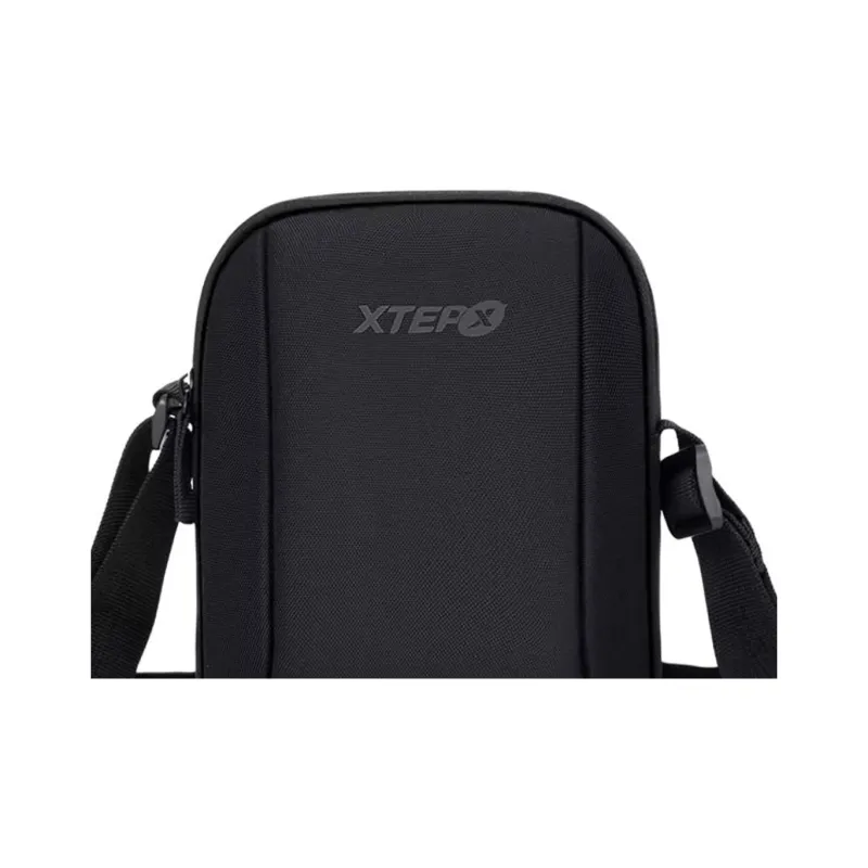 XTEP Oxford Shoulder Bag Crossbody Bag Small Size Women's Black-4