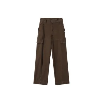 SINGLE MOMENT Cargo Pants Unisex Brown